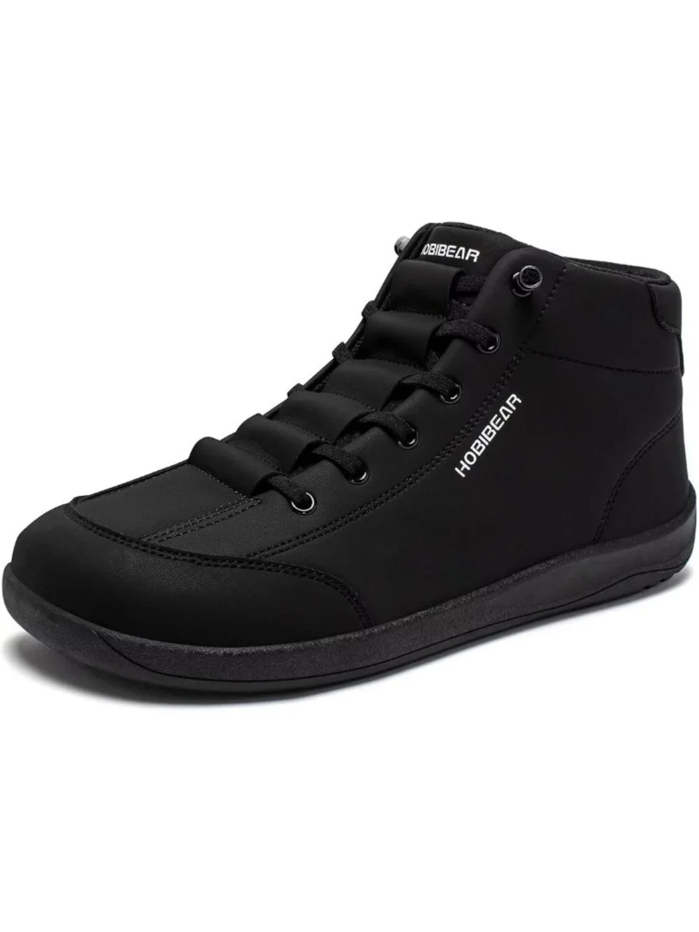 Stylish Leather Barefoot Boots | Zero-Drop Minimalist Mid Top Walking Shoes